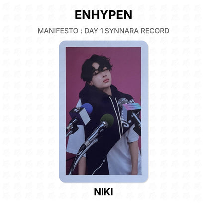 ENHYPEN MANIFESTO : DAY 1 SYNNARA RECORD Official Photocard