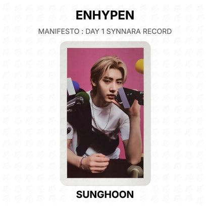 ENHYPEN MANIFESTO : DAY 1 SYNNARA RECORD Official Photocard