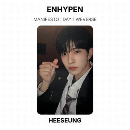 ENHYPEN MANIFESTO : DAY 1 WEVERSE Official Photocard