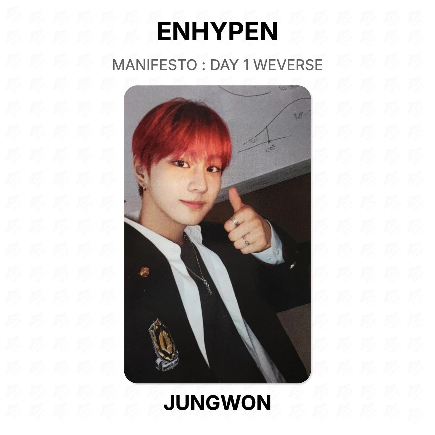 ENHYPEN MANIFESTO : DAY 1 WEVERSE Official Photocard
