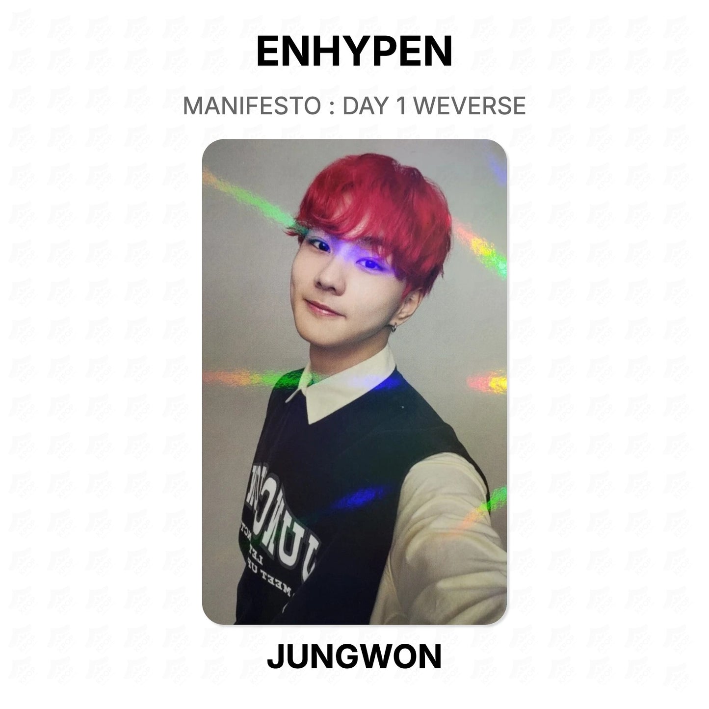 ENHYPEN MANIFESTO : DAY 1 WEVERSE Official Photocard