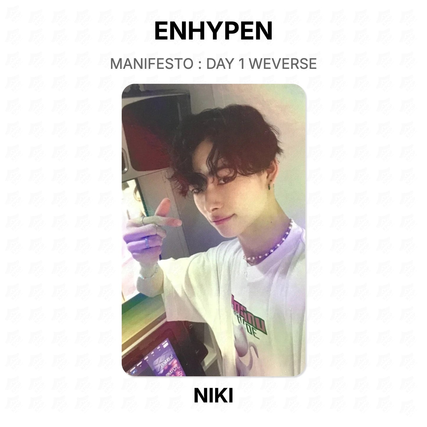 ENHYPEN MANIFESTO : DAY 1 WEVERSE Official Photocard