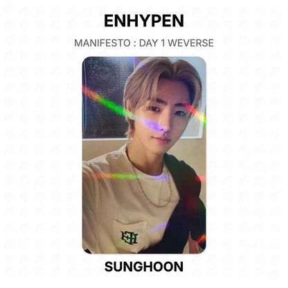ENHYPEN MANIFESTO : DAY 1 WEVERSE Official Photocard