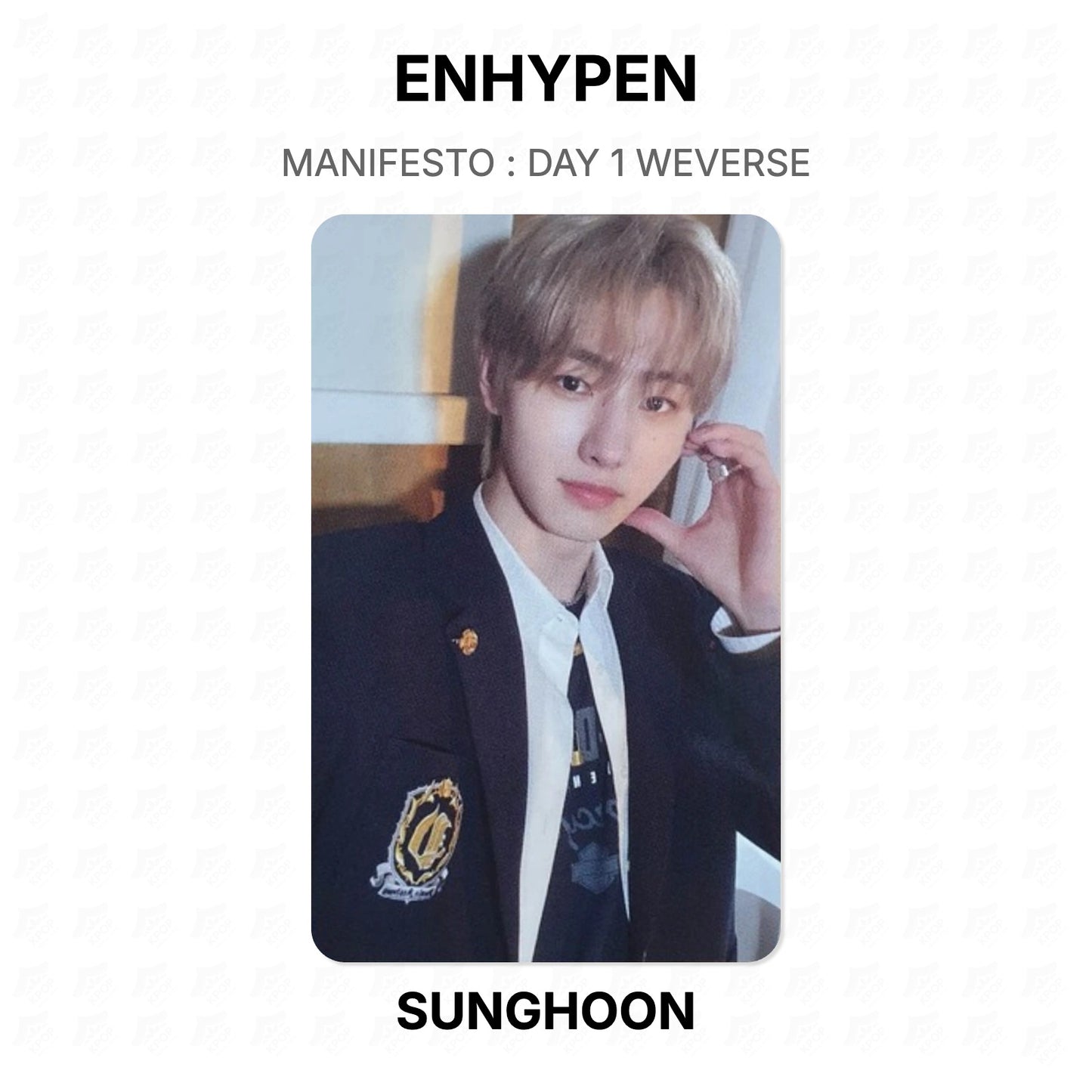 ENHYPEN MANIFESTO : DAY 1 WEVERSE Official Photocard