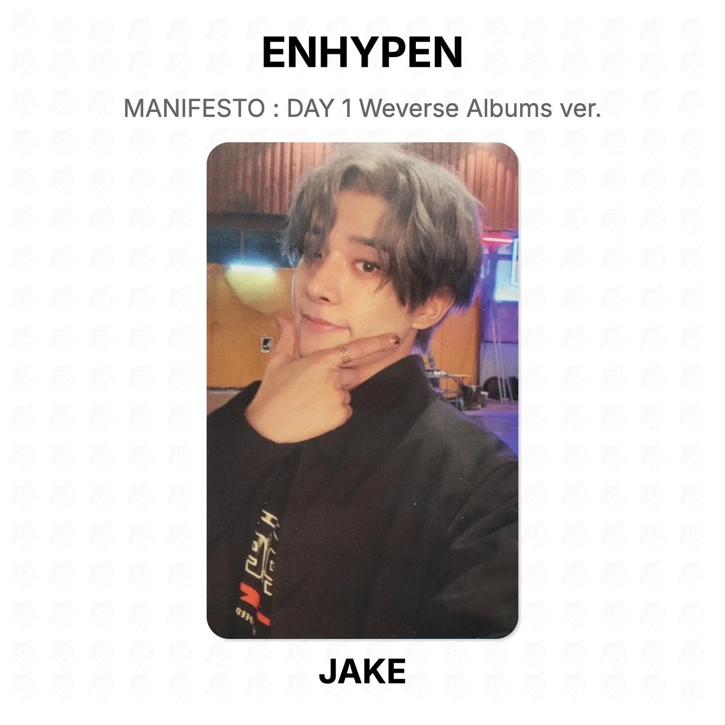 ENHYPEN MANIFESTO : DAY 1 Weverse Albums ver. Official Photocard