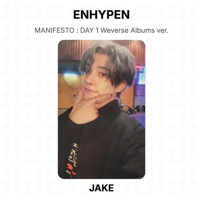 ENHYPEN MANIFESTO : DAY 1 Weverse Albums ver. Official Photocard