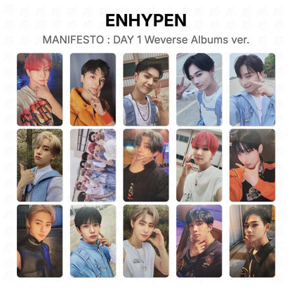 ENHYPEN MANIFESTO : DAY 1 Weverse Albums ver. Official Photocard