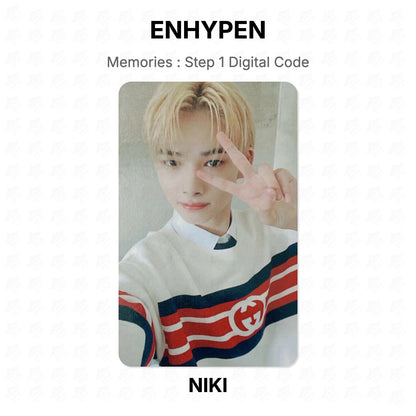 ENHYPEN Memories : Step 1 Digital Code Official Photocard