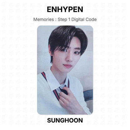 ENHYPEN Memories : Step 1 Digital Code Official Photocard
