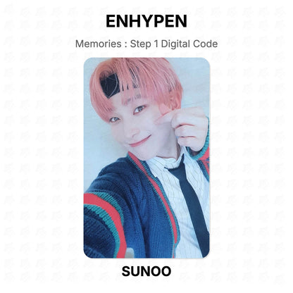 ENHYPEN Memories : Step 1 Digital Code Official Photocard