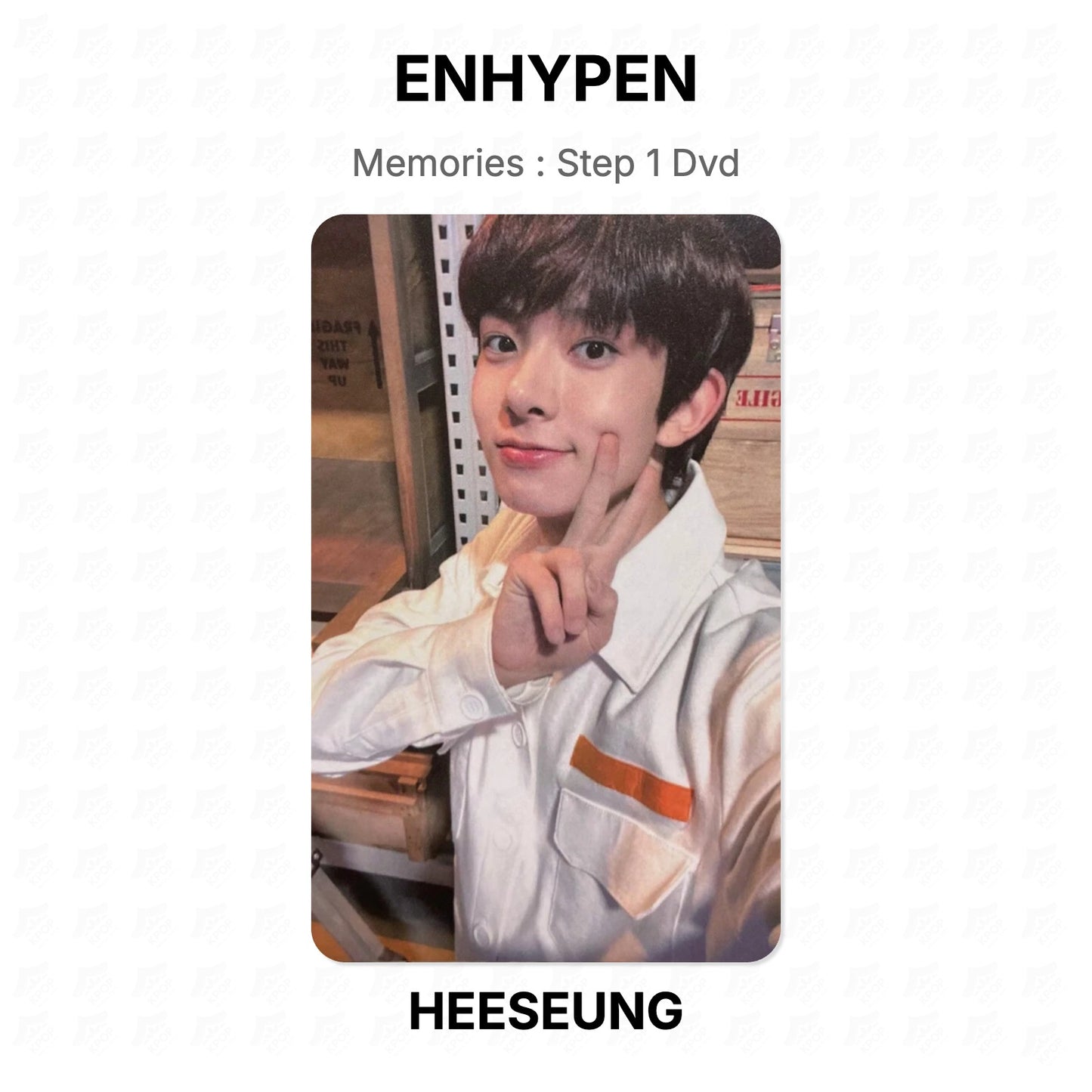 ENHYPEN Memories : Step 1 Dvd Official Photocard