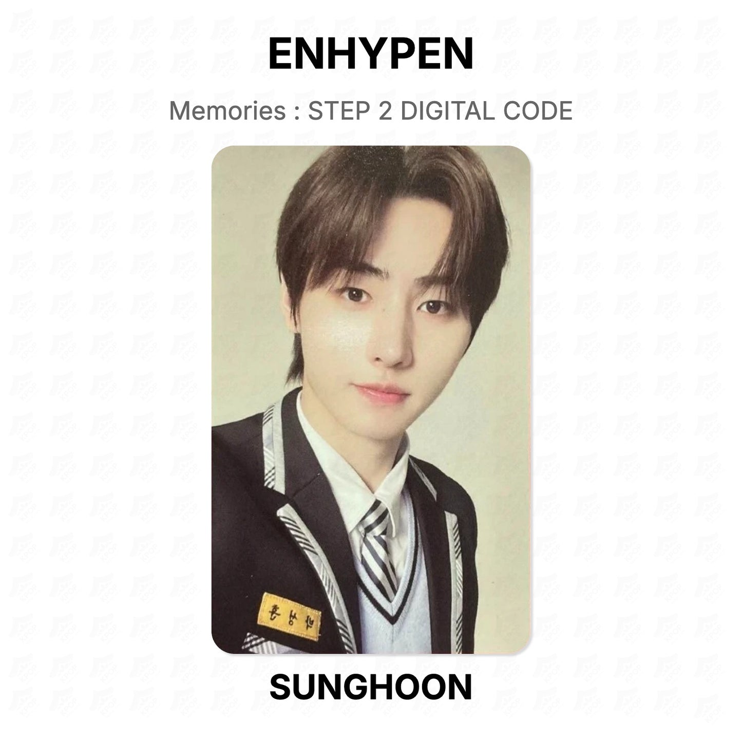 ENHYPEN Memories : STEP 2 DIGITAL CODE Official Photocard