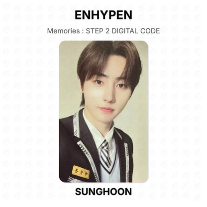 ENHYPEN Memories : STEP 2 DIGITAL CODE Official Photocard
