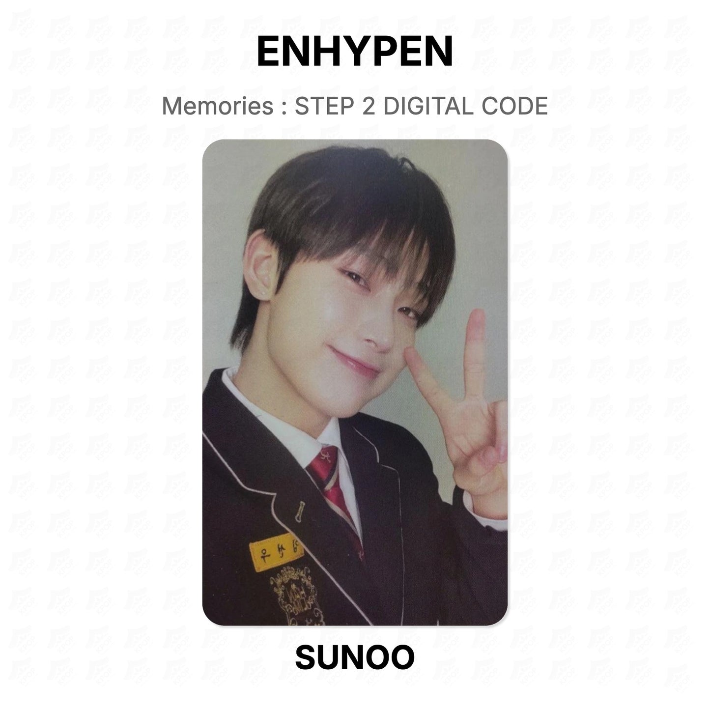 ENHYPEN Memories : STEP 2 DIGITAL CODE Official Photocard