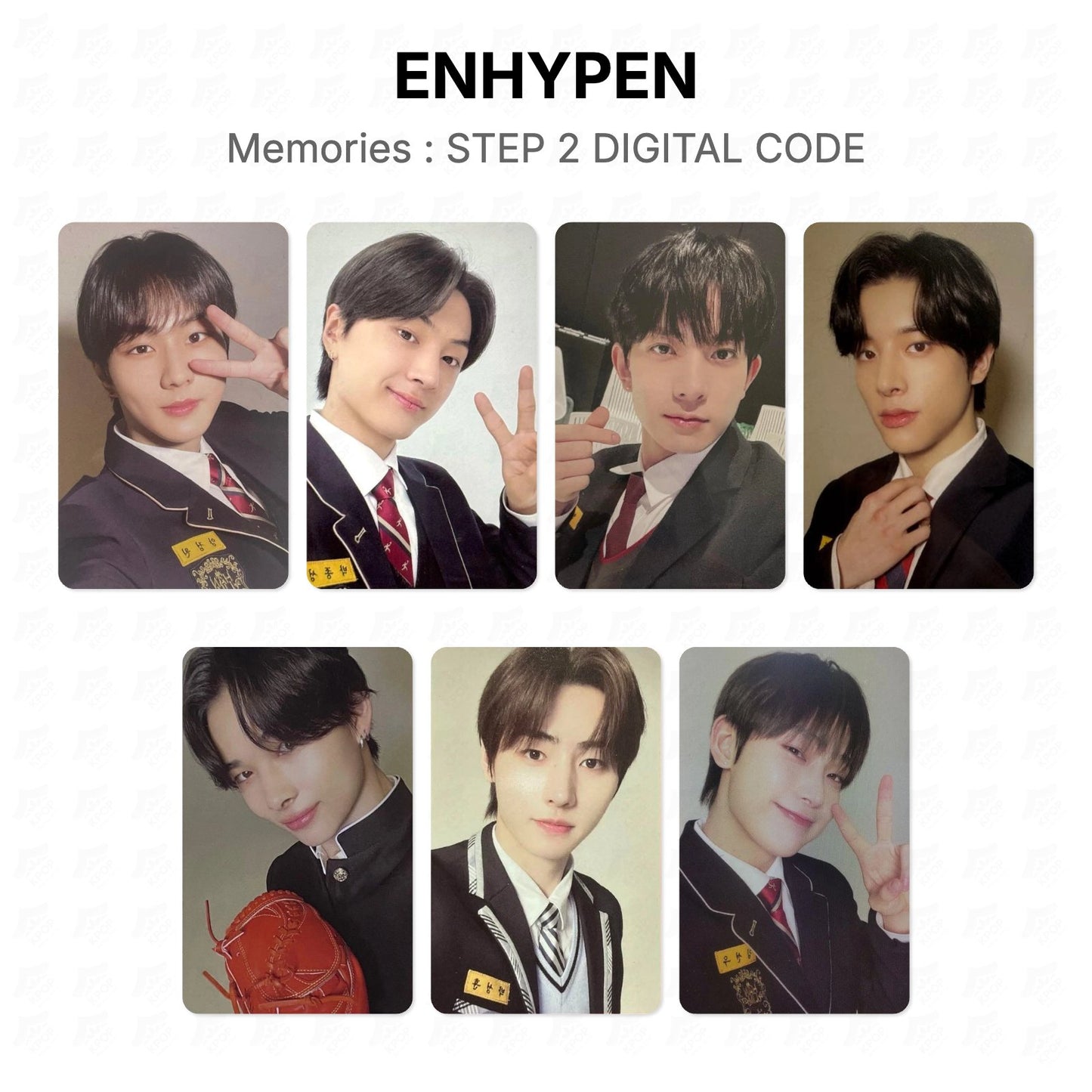 ENHYPEN Memories : STEP 2 DIGITAL CODE Official Photocard
