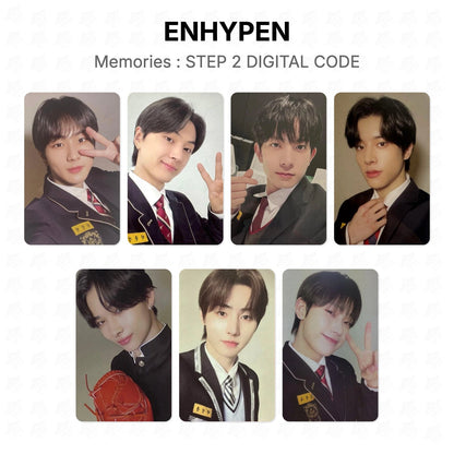 ENHYPEN Memories : STEP 2 DIGITAL CODE Official Photocard