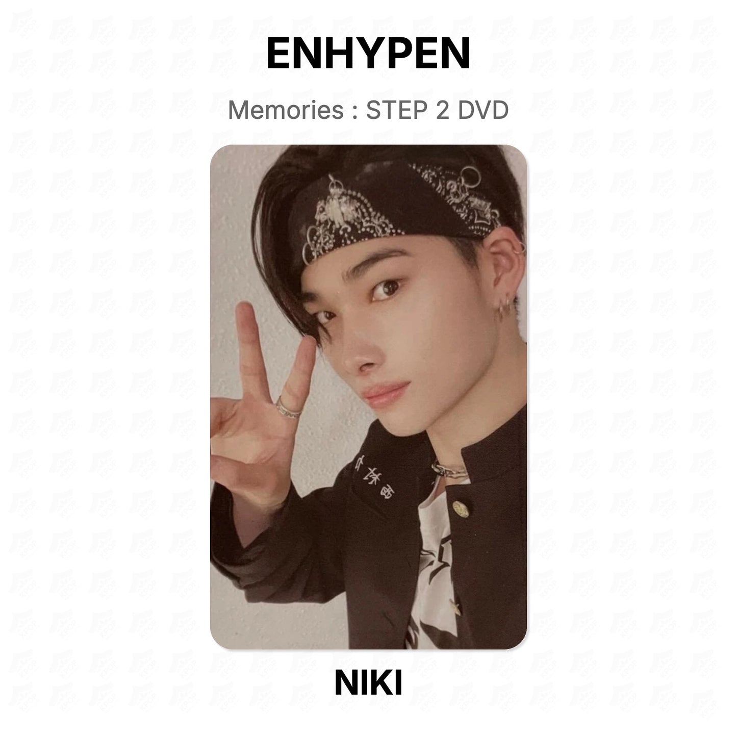 ENHYPEN Memories : STEP 2 DVD Official Photocard