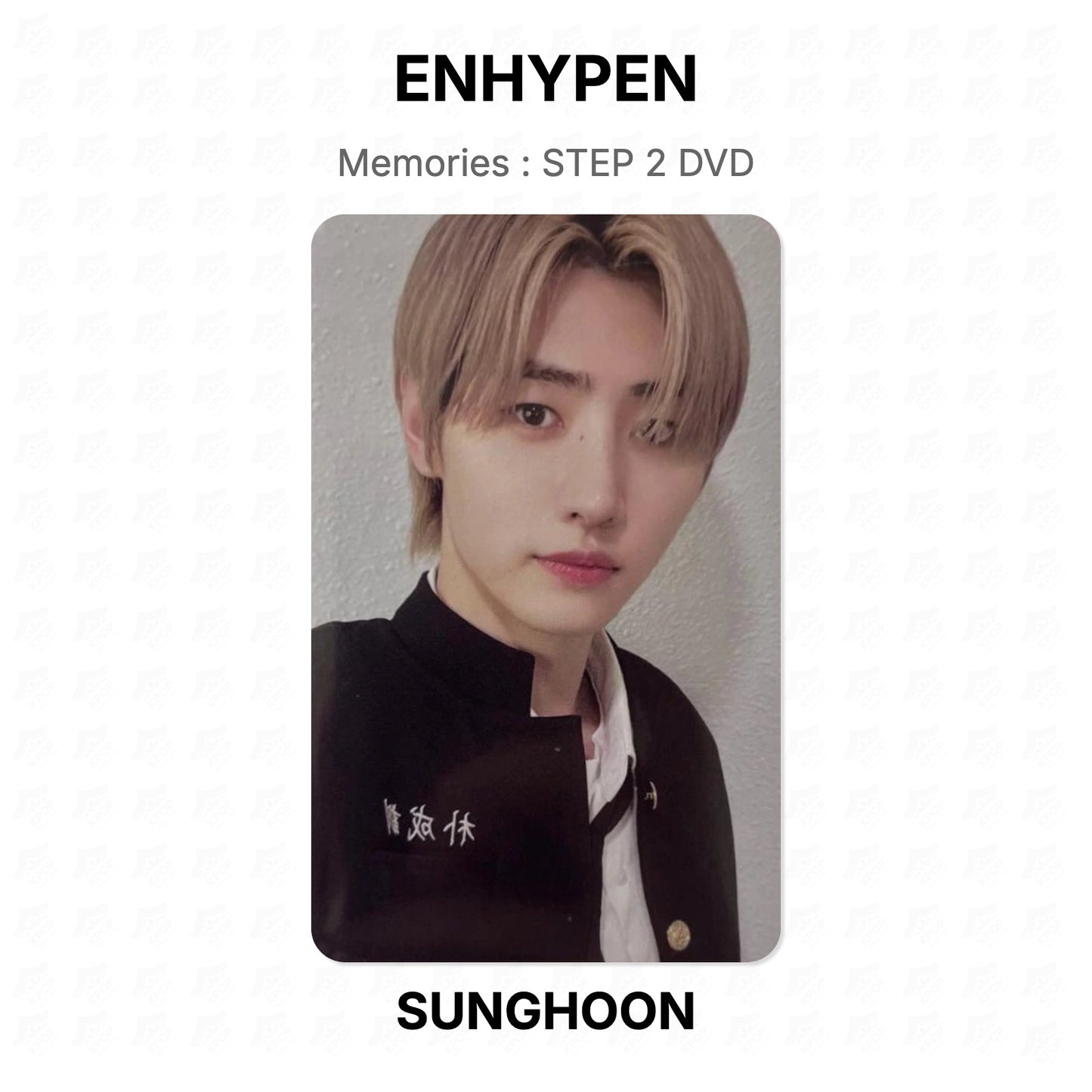 ENHYPEN Memories : STEP 2 DVD Official Photocard