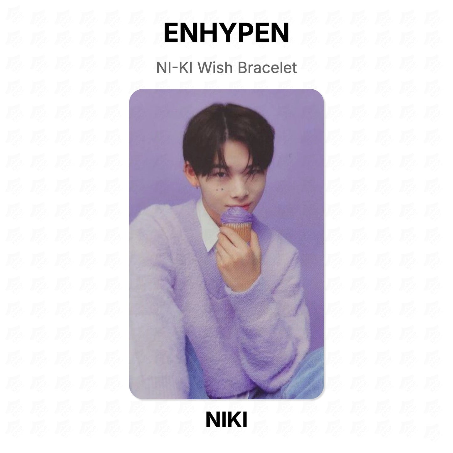 ENHYPEN NI-KI Wish Bracelet Official Photocard