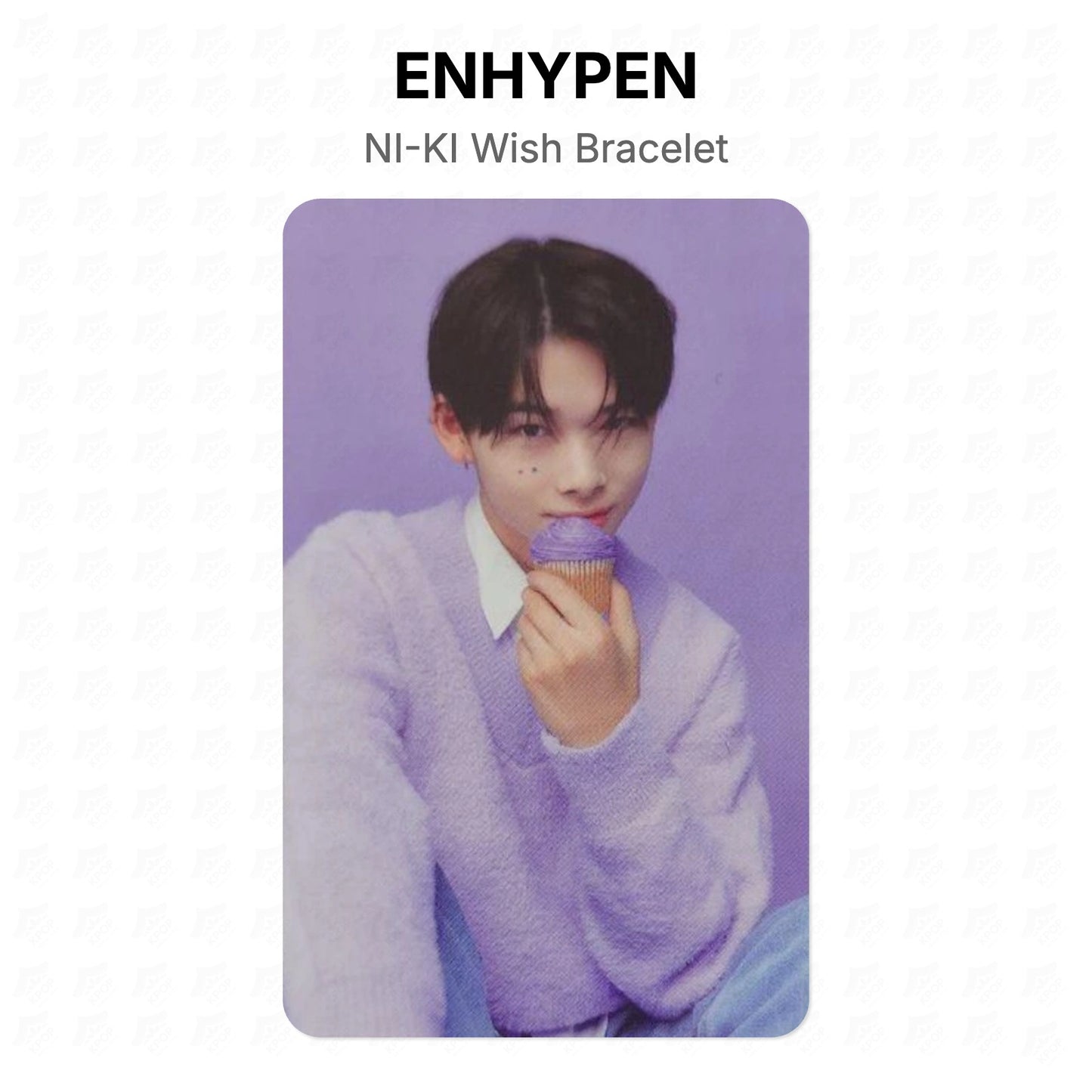 ENHYPEN NI-KI Wish Bracelet Official Photocard