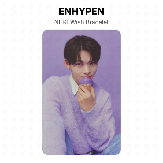 ENHYPEN NI-KI Wish Bracelet Official Photocard