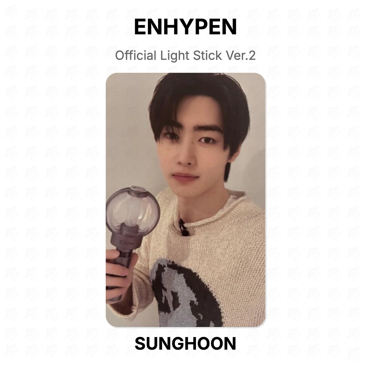 ENHYPEN Official Light Stick Ver.2 Official Photocard