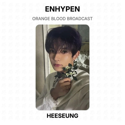 ENHYPEN ORANGE BLOOD BROADCAST Official Photocard
