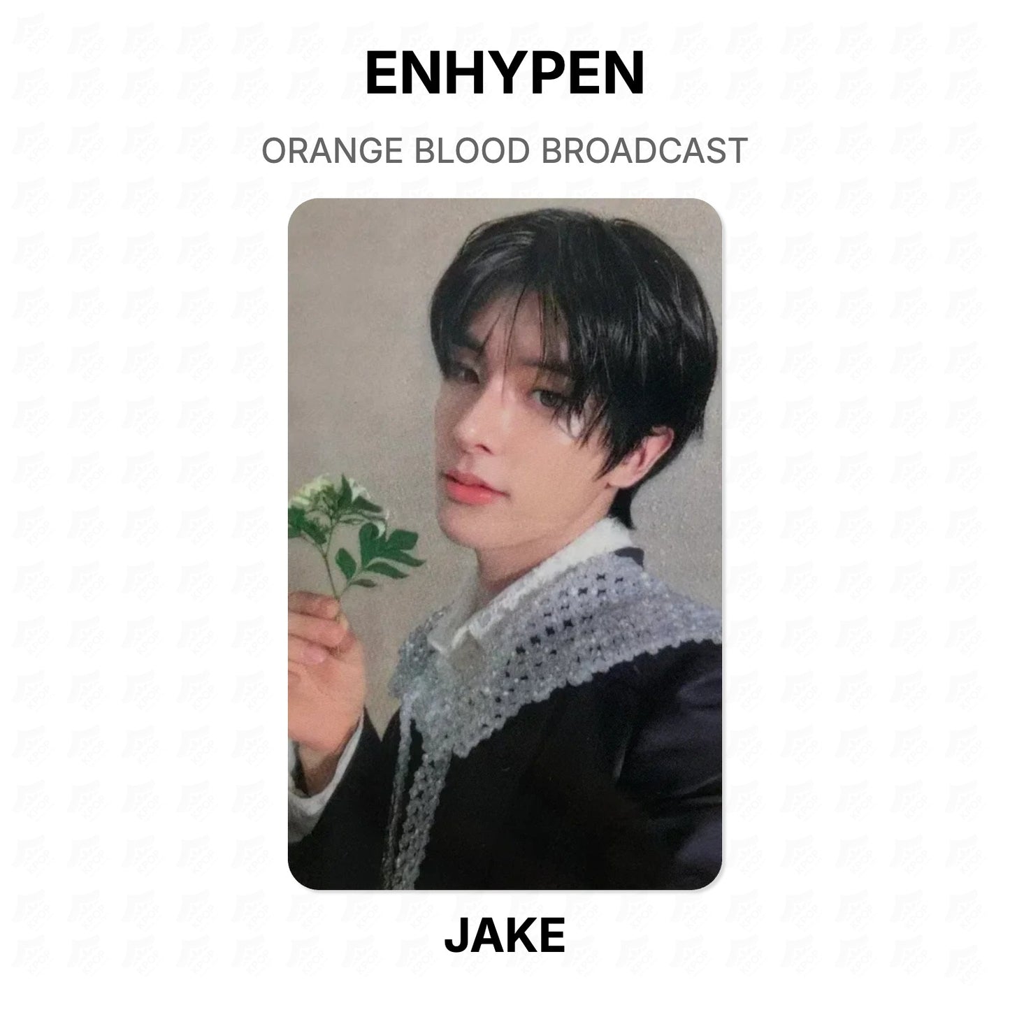 ENHYPEN ORANGE BLOOD BROADCAST Official Photocard