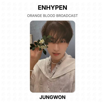 ENHYPEN ORANGE BLOOD BROADCAST Official Photocard