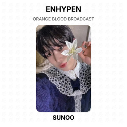 ENHYPEN ORANGE BLOOD BROADCAST Official Photocard