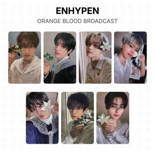 ENHYPEN ORANGE BLOOD BROADCAST Official Photocard