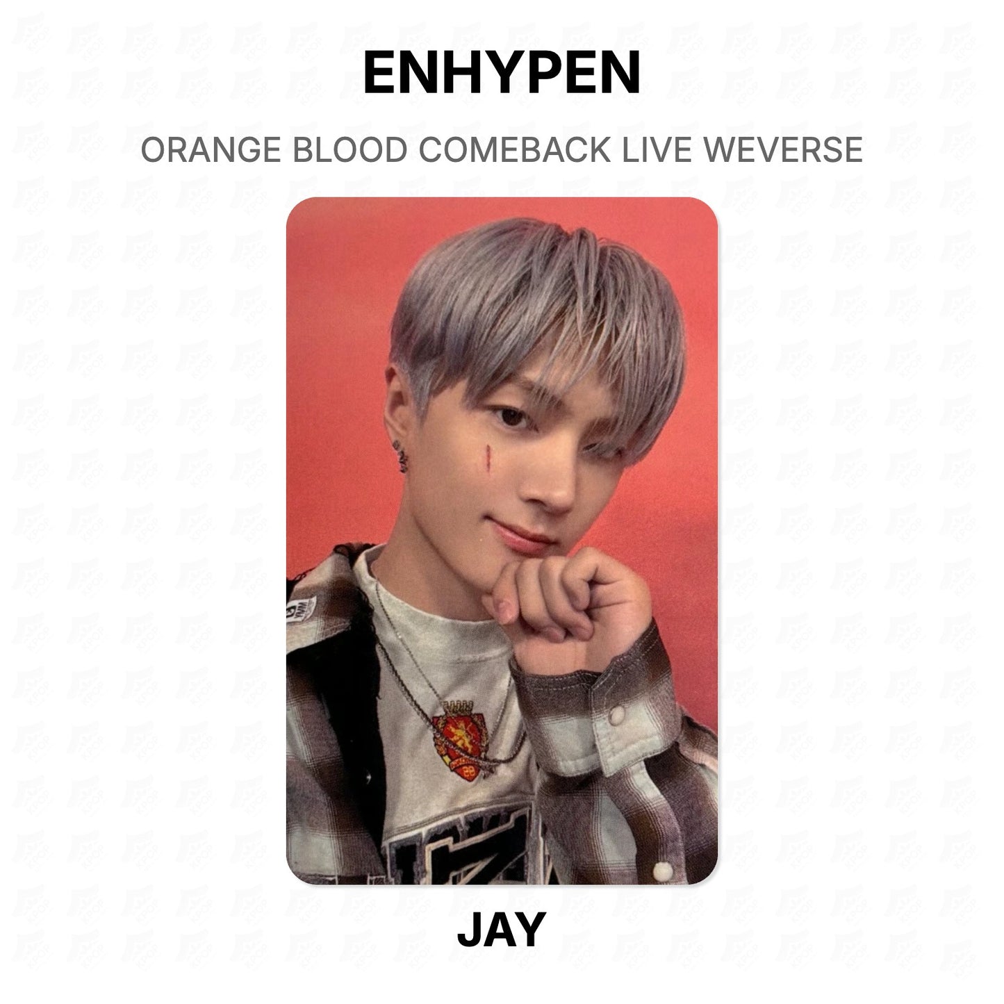 ENHYPEN ORANGE BLOOD COMEBACK LIVE WEVERSE Official Photocard