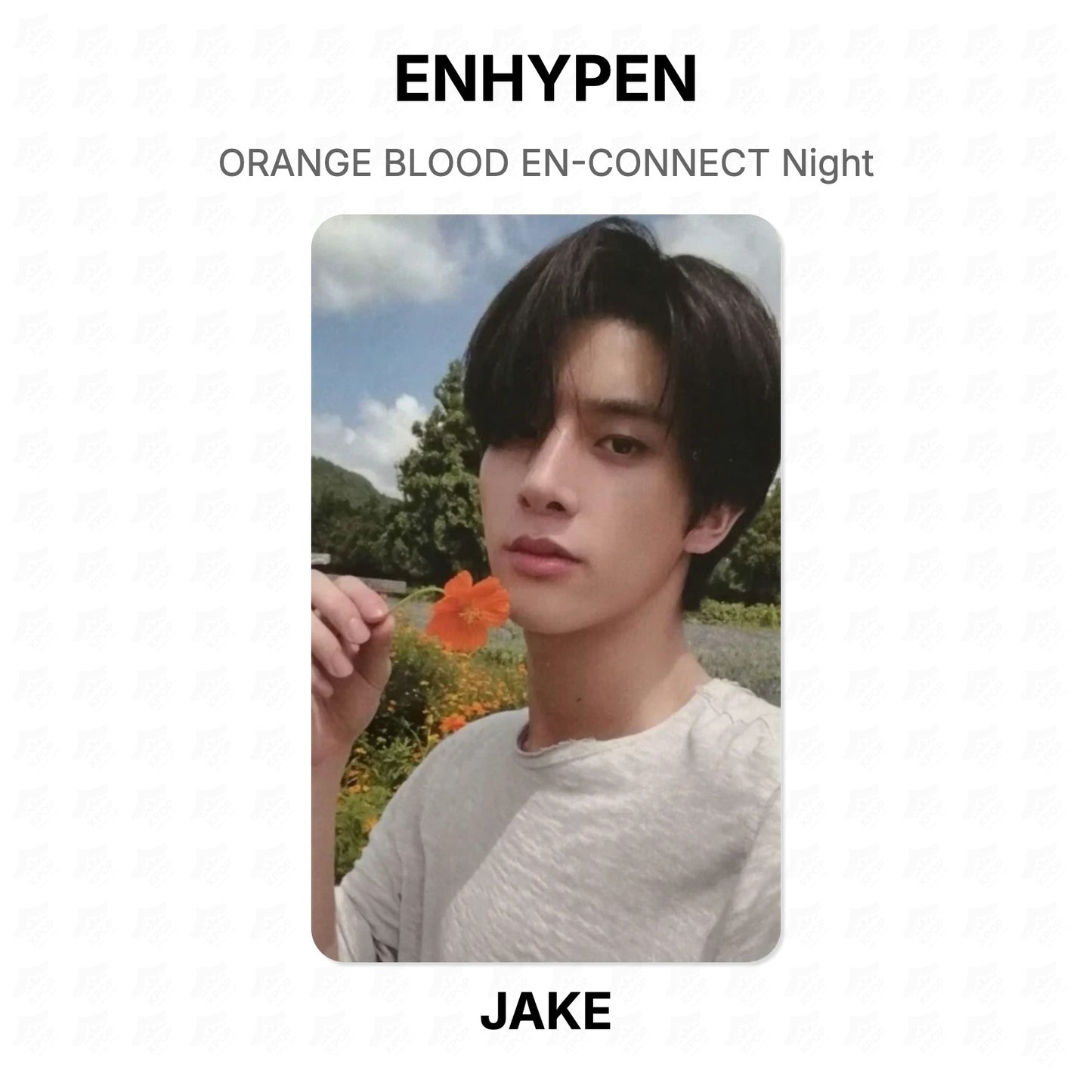 ENHYPEN ORANGE BLOOD EN-CONNECT Night Official Photocard