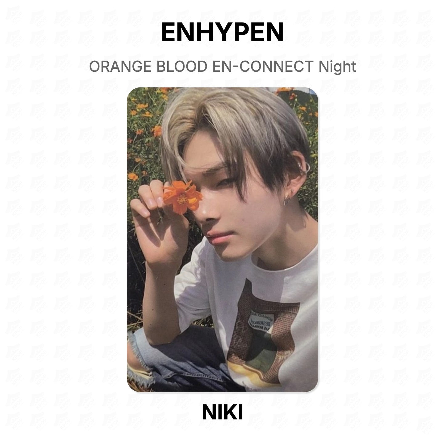 ENHYPEN ORANGE BLOOD EN-CONNECT Night Official Photocard