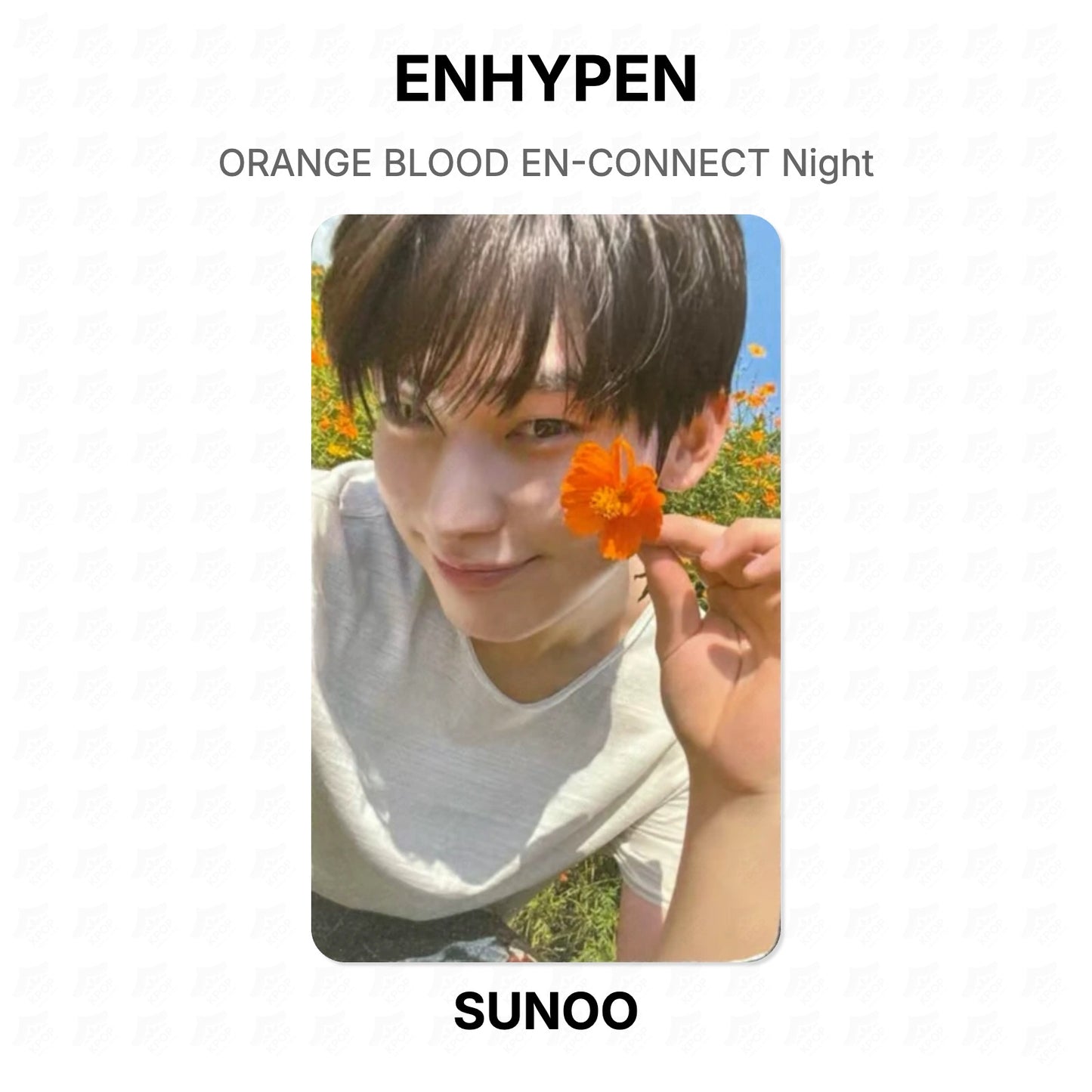 ENHYPEN ORANGE BLOOD EN-CONNECT Night Official Photocard