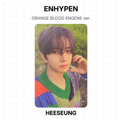ENHYPEN ORANGE BLOOD ENGENE ver. Official Photocard