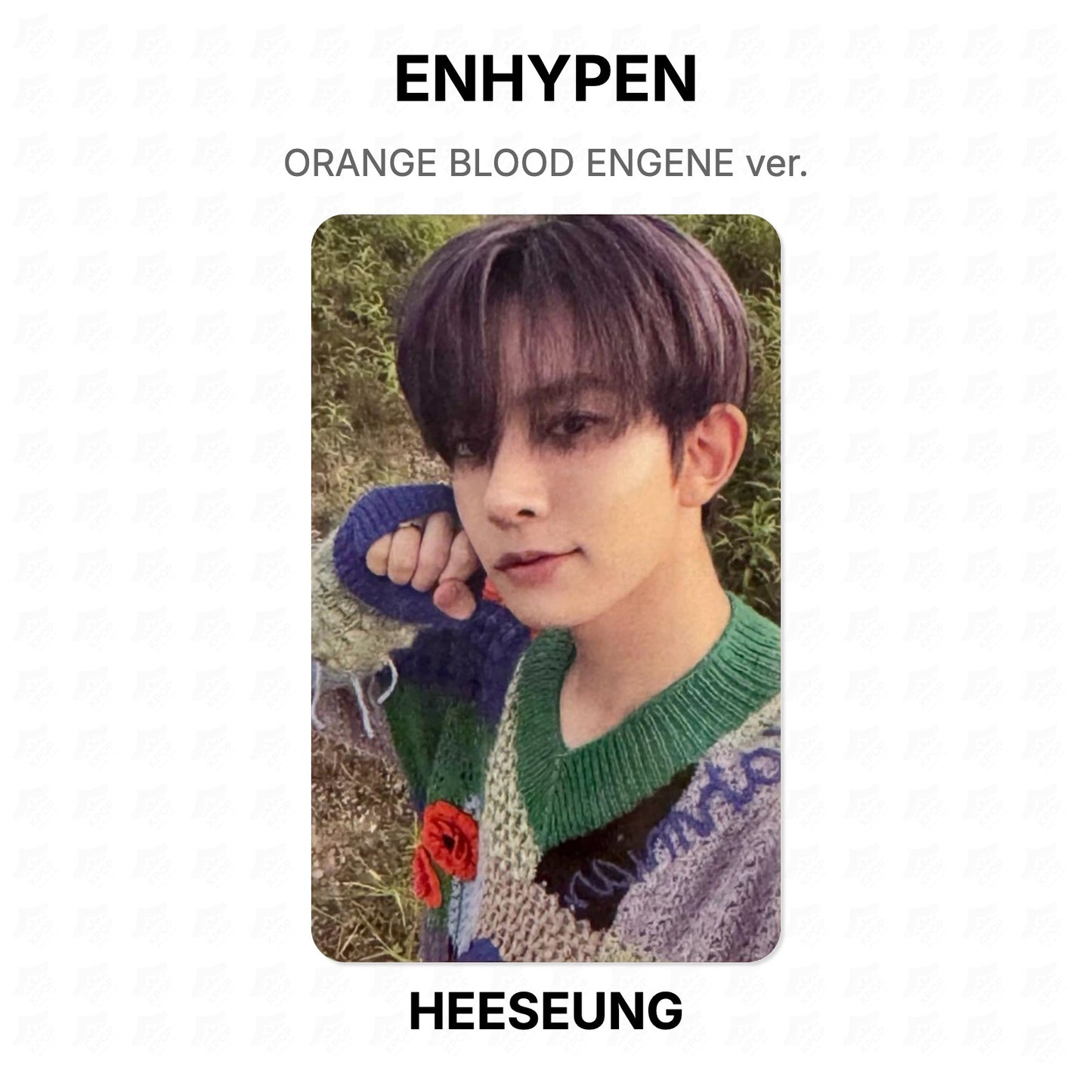 ENHYPEN ORANGE BLOOD ENGENE ver. Official Photocard