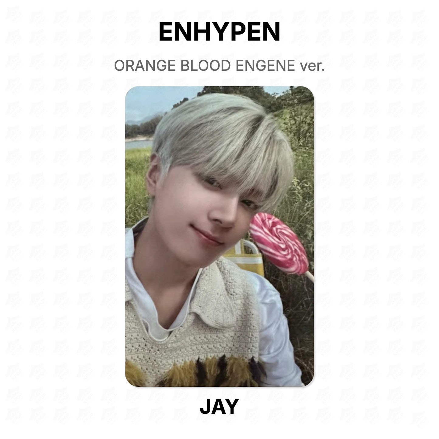 ENHYPEN ORANGE BLOOD ENGENE ver. Official Photocard