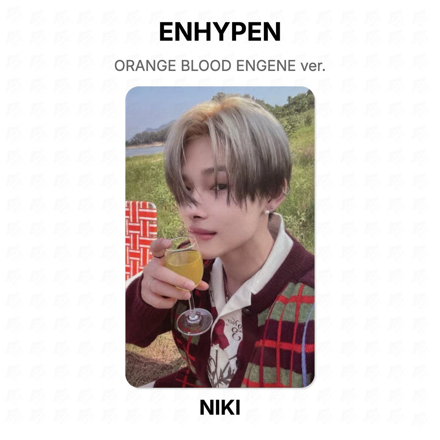 ENHYPEN ORANGE BLOOD ENGENE ver. Official Photocard