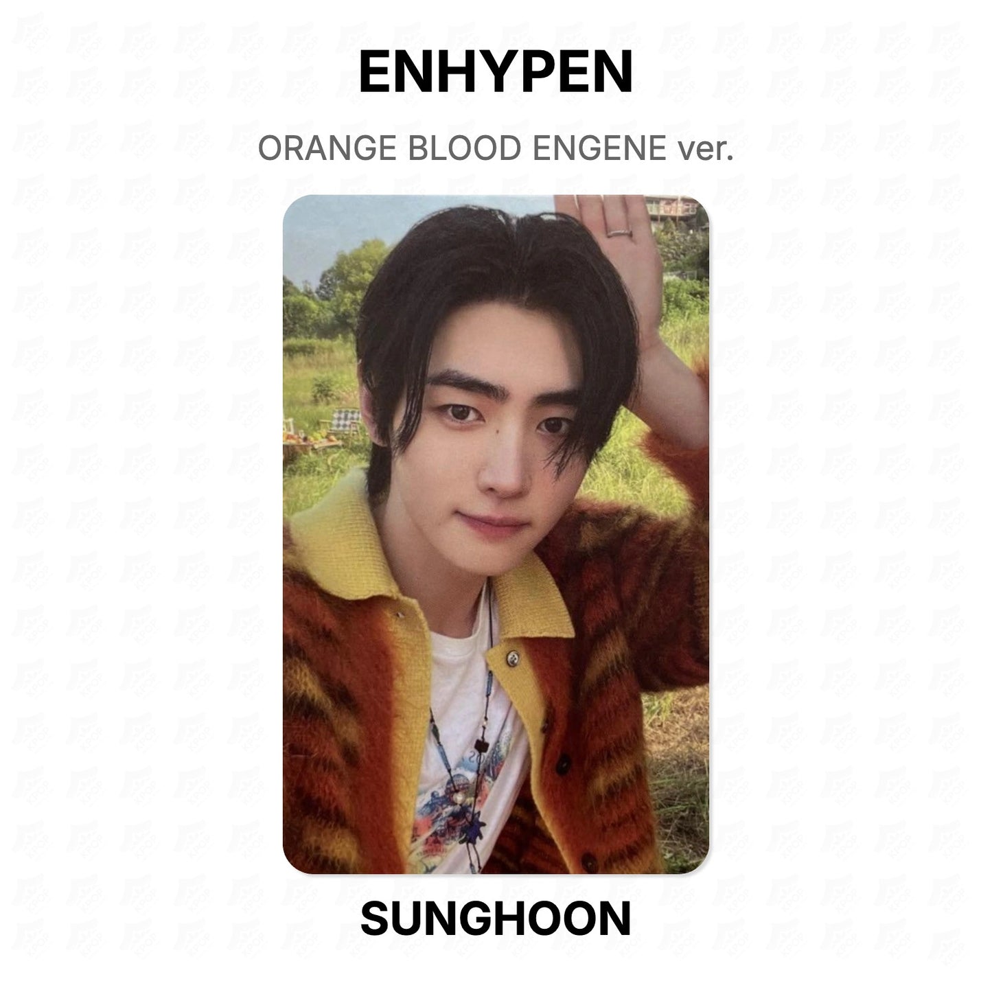 ENHYPEN ORANGE BLOOD ENGENE ver. Official Photocard