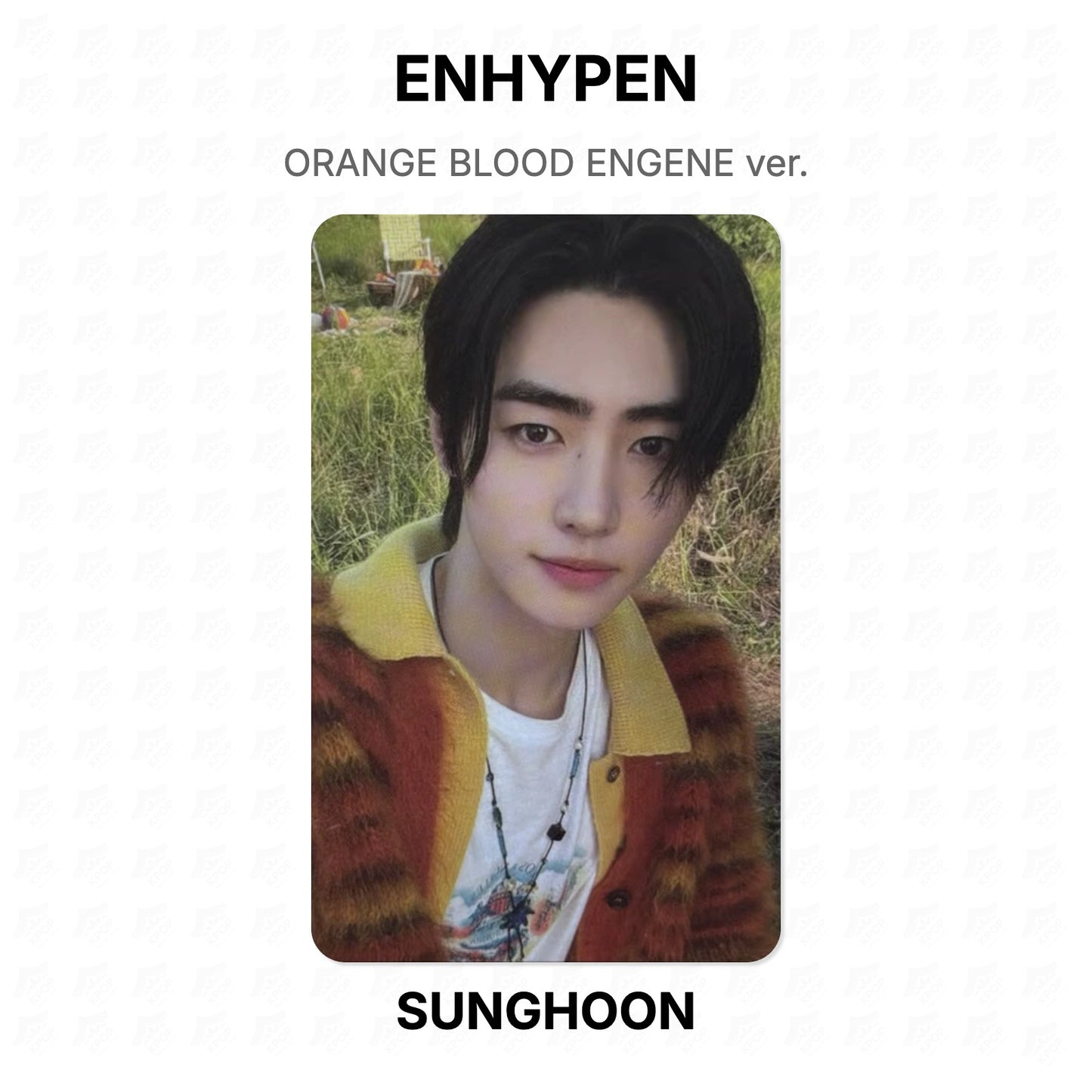 ENHYPEN ORANGE BLOOD ENGENE ver. Official Photocard