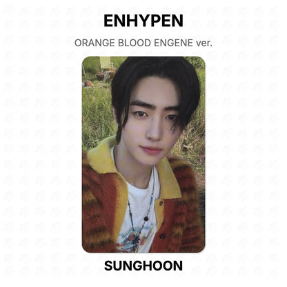 ENHYPEN ORANGE BLOOD ENGENE ver. Official Photocard