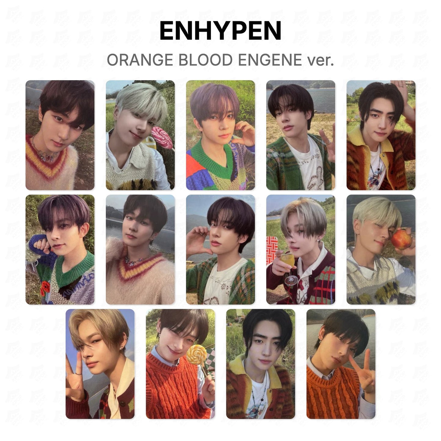 ENHYPEN ORANGE BLOOD ENGENE ver. Official Photocard