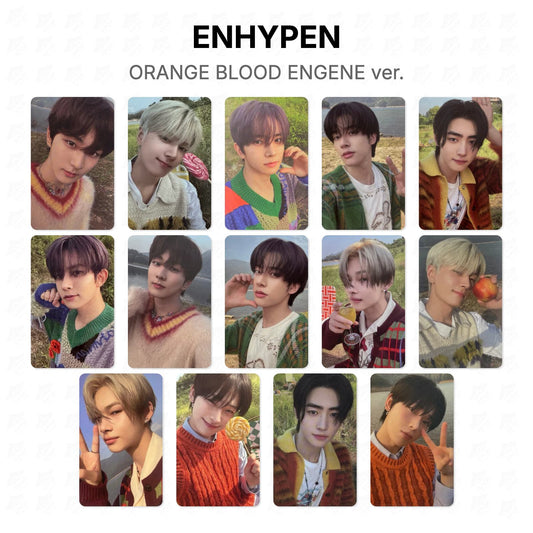 ENHYPEN ORANGE BLOOD ENGENE ver. Official Photocard
