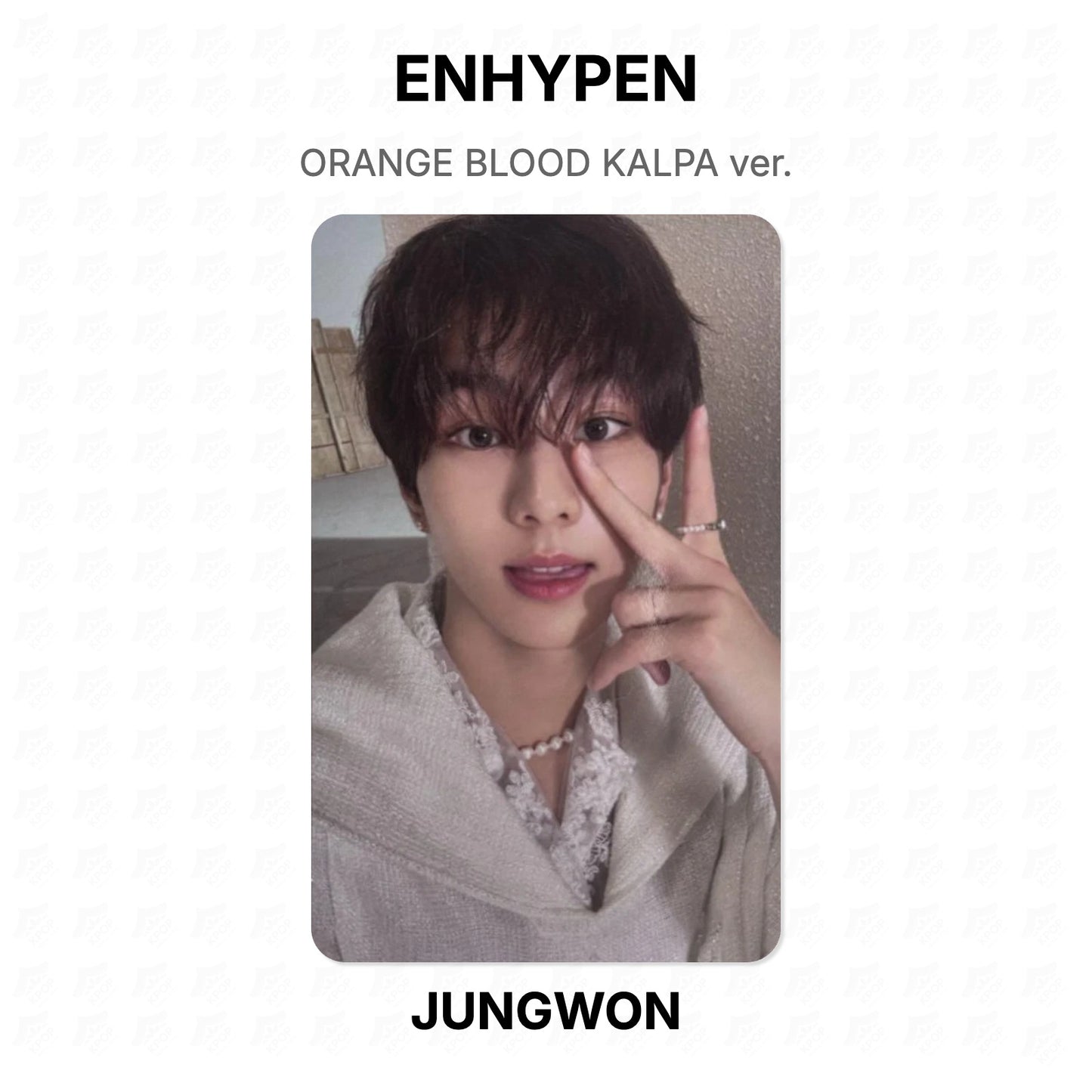 ENHYPEN ORANGE BLOOD KALPA ver. Official Photocard