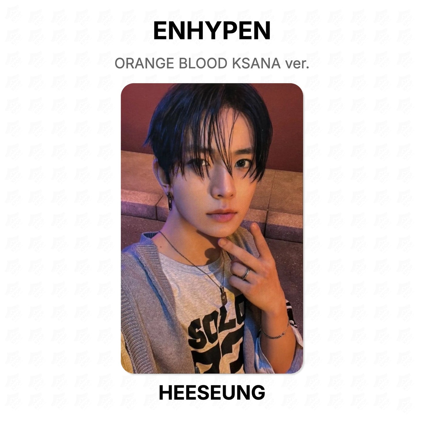 ENHYPEN ORANGE BLOOD KSANA ver. Official Photocard