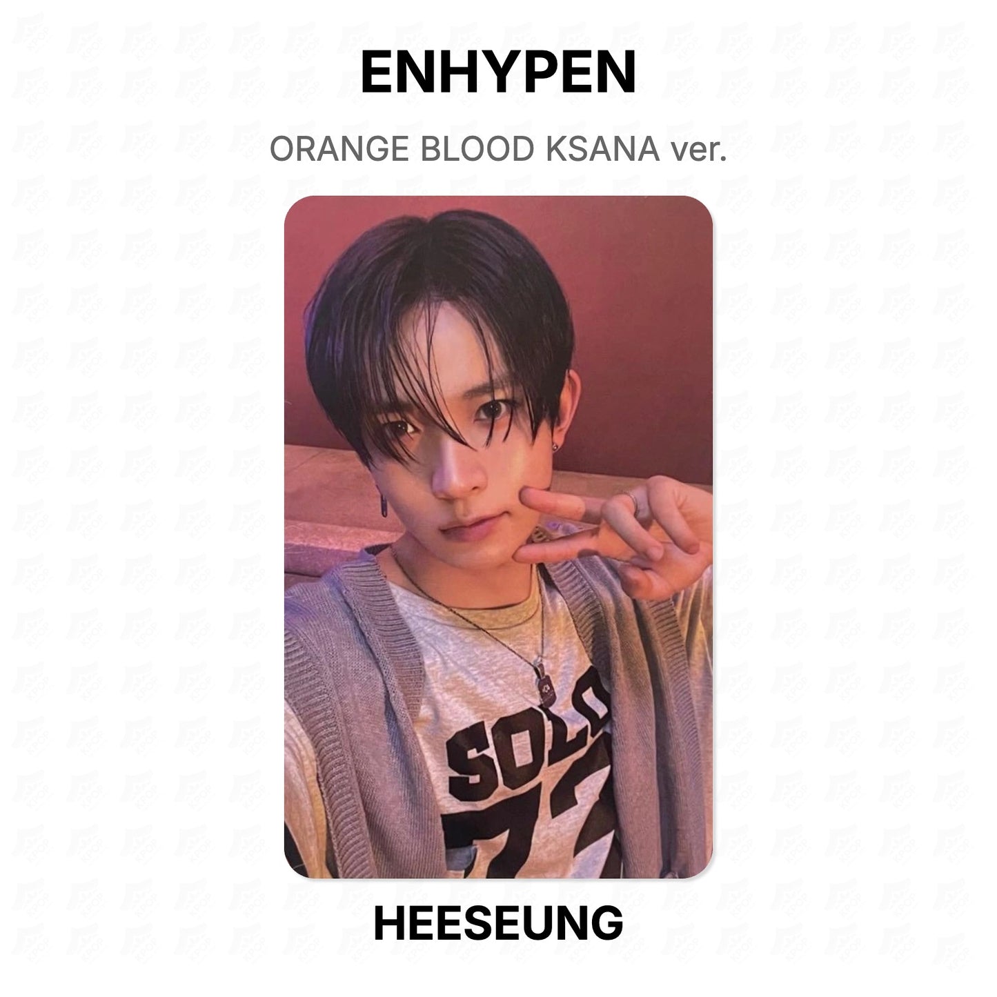 ENHYPEN ORANGE BLOOD KSANA ver. Official Photocard