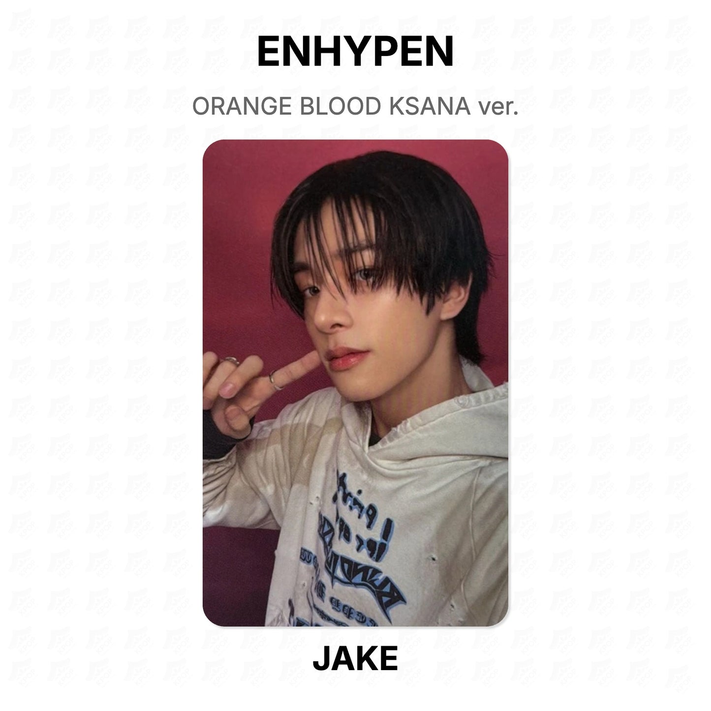 ENHYPEN ORANGE BLOOD KSANA ver. Official Photocard