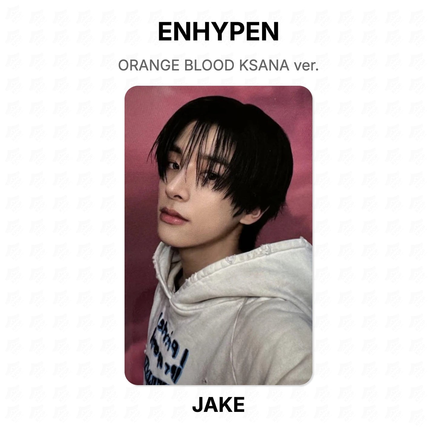 ENHYPEN ORANGE BLOOD KSANA ver. Official Photocard