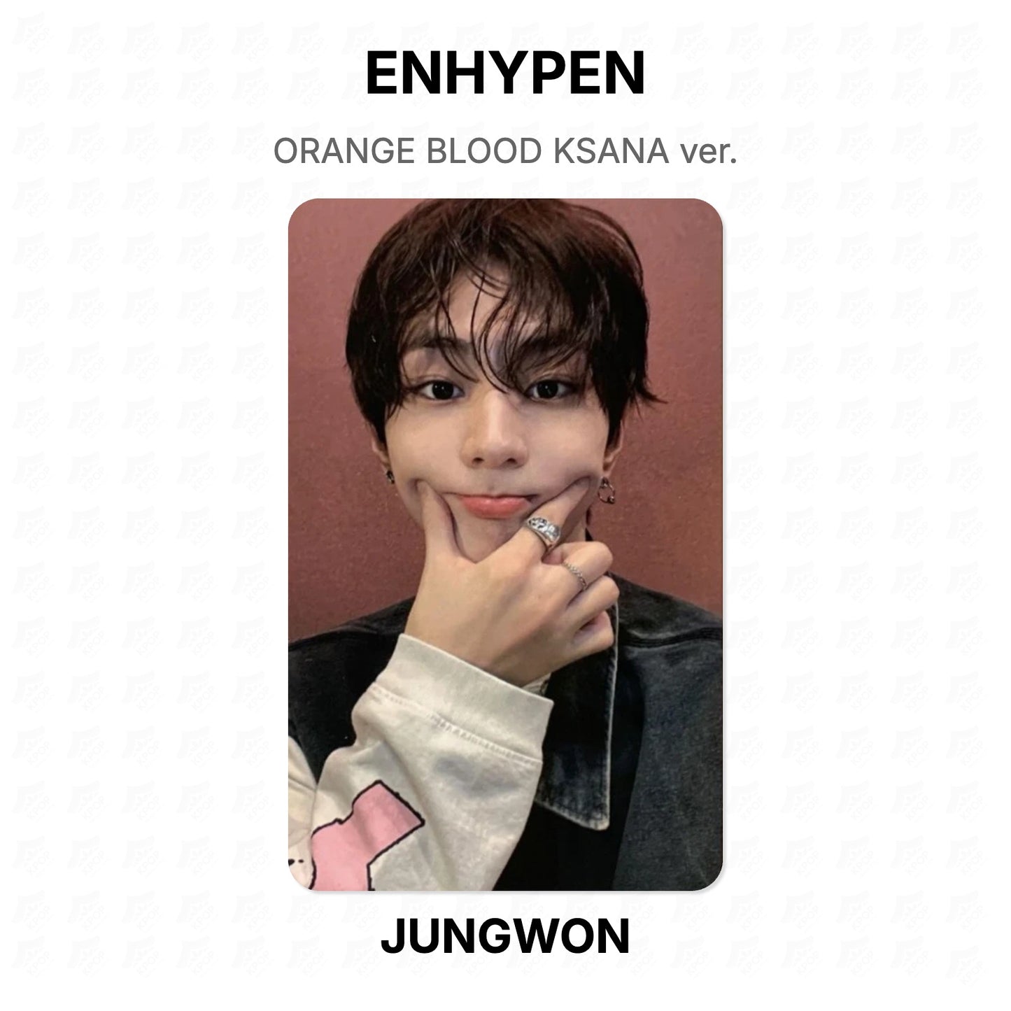 ENHYPEN ORANGE BLOOD KSANA ver. Official Photocard